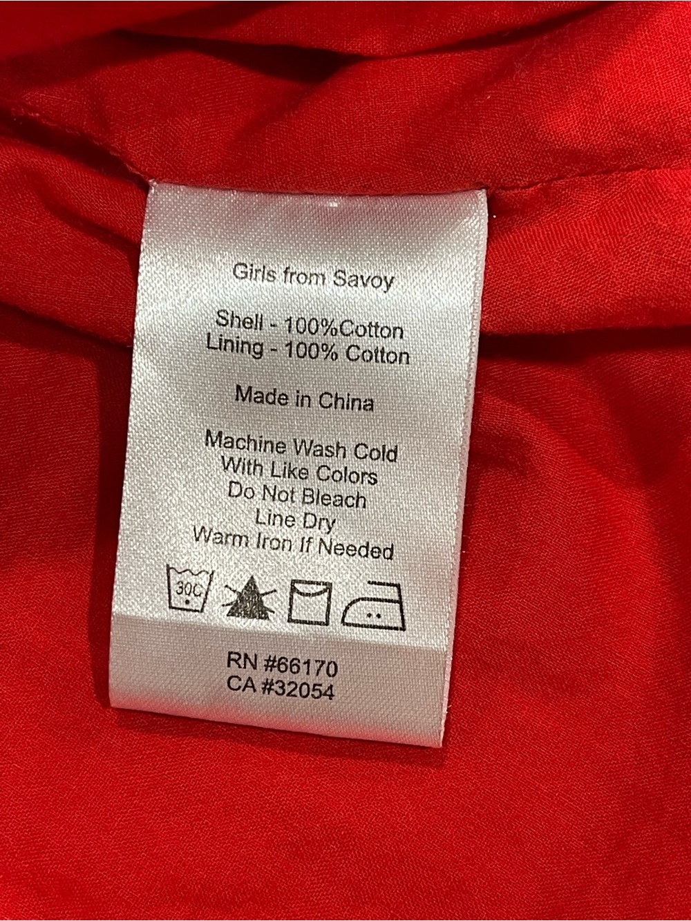 Vintage Anthropologie Girls From Savoy in Red "Nostalgic Asterisk" Dress Size 4 - Picture 13 of 14